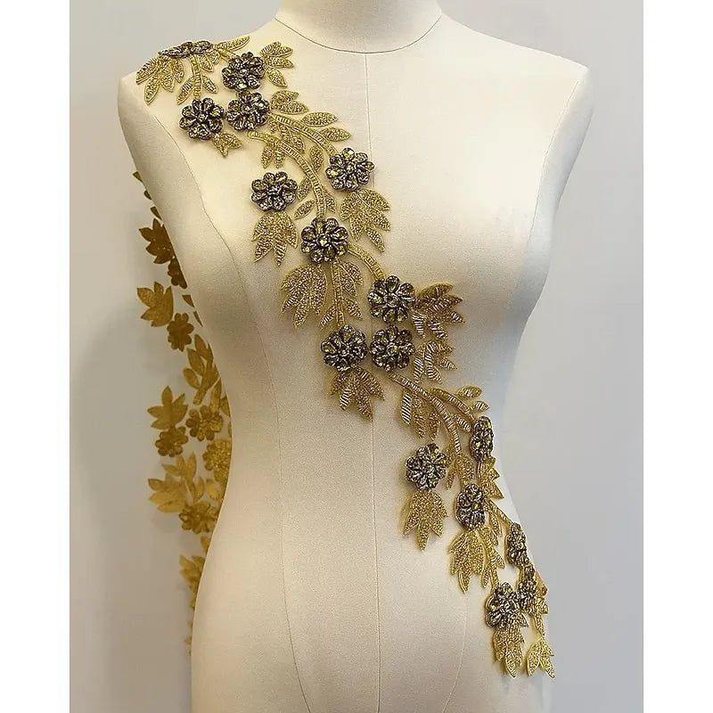 Elegant Gold Velvet Mermaid Long Sleeve Floor-Length Mother of the Bride Dress