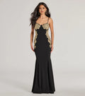 Stylish Refined Beautiful Elegant Gold Lace Mermaid Sweetheart Sleeveless Floor-Length Prom Dress