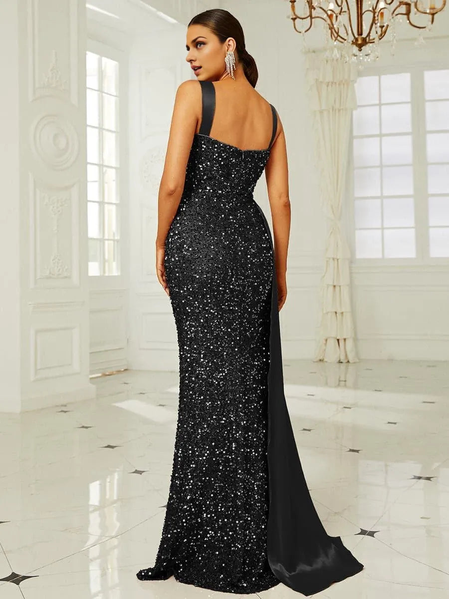 Stylish Refined Beautiful Timeless Elegant Burgundy Satin Mermaid Sweetheart Sleeveless Prom Dress