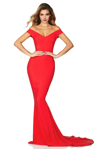 Beautiful Timeless Special Occasion Sophisticated Graceful Elegant Red Mermaid Sleeveless Prom Dress
