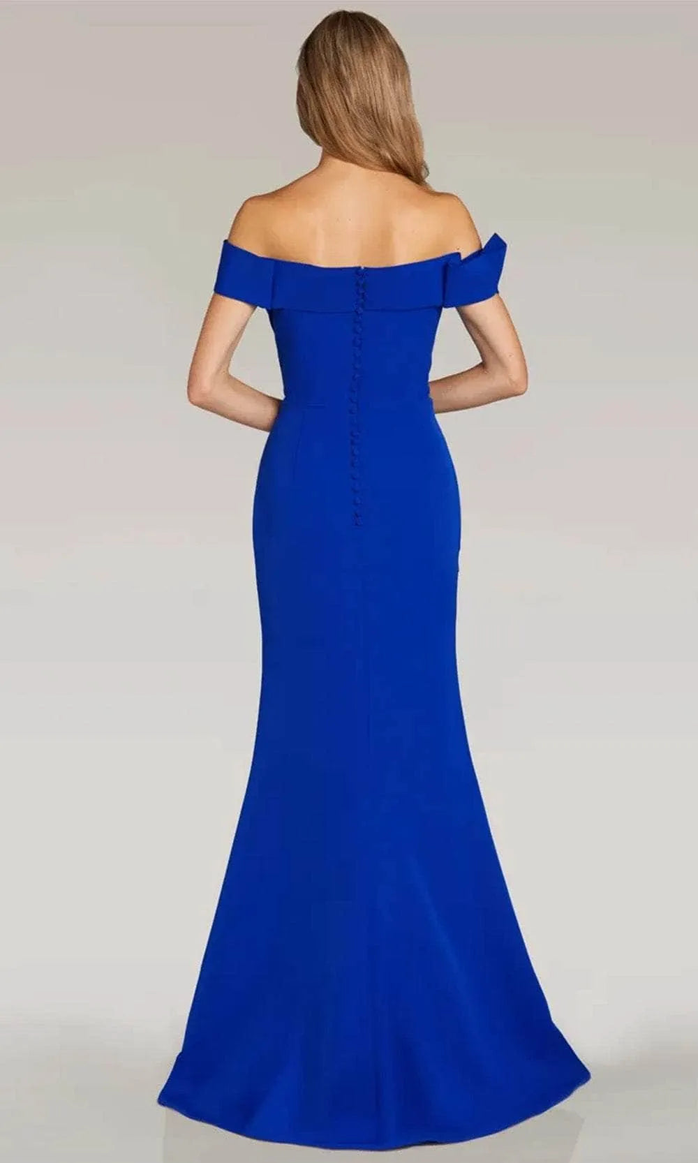 Black Royal Off Shoulder Evening Gown with Asymmetric Ruffle Detailing Floral Accent and Mermaid Silhouette for Formal Galas Black Tie Events