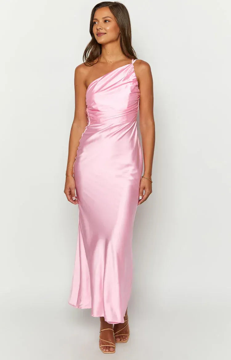 Graceful Stylish Refined Beautiful Timeless Elegant Sheath Cowl Sleeveless Floor-Length Prom Dress
