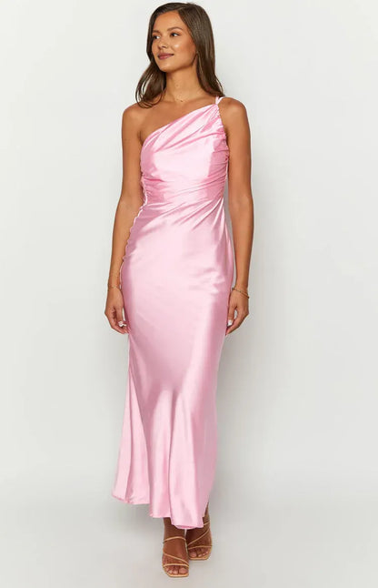 Graceful Stylish Refined Beautiful Timeless Elegant Sheath Cowl Sleeveless Floor-Length Prom Dress