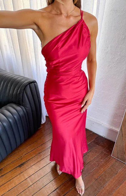 Graceful Stylish Refined Beautiful Timeless Elegant Sheath Cowl Sleeveless Floor-Length Prom Dress
