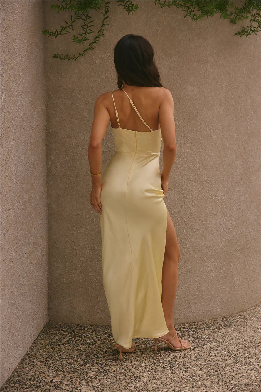 Special Occasion Sophisticated Graceful Elegant Olive Green Satin Sheath Sleeveless Floor-Length Prom Dress