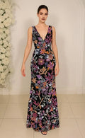 Special Occasion Sophisticated Graceful Stylish Elegant Purple Sequins Sheath Sleeveless Prom Dress