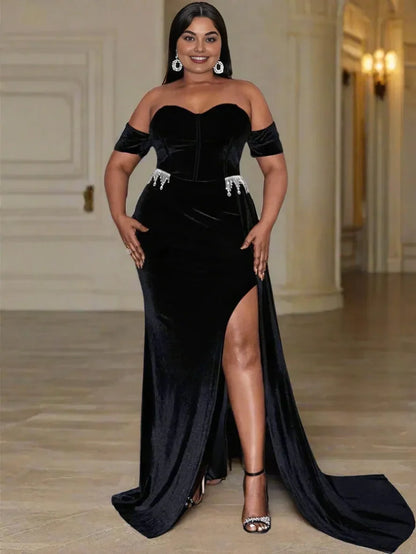 Sophisticated Graceful Stylish Refined Elegant Burgundy Velvet Sheath Sleeveless Floor-Length Prom Dress