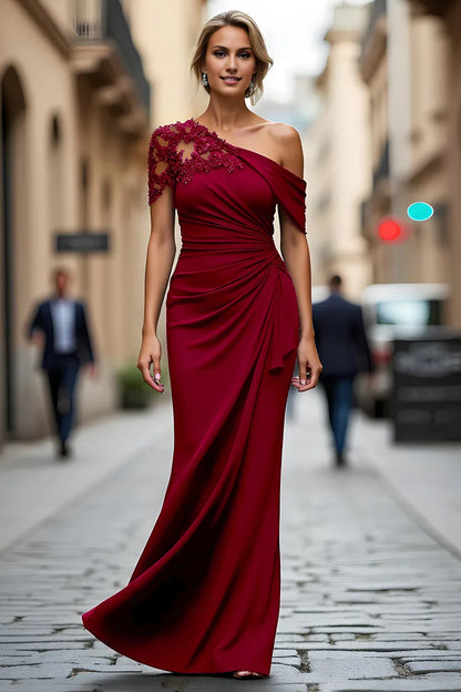 Chic Elegant Black Lace Sheath Sleeveless Floor-Length Mother of the Bride Dress