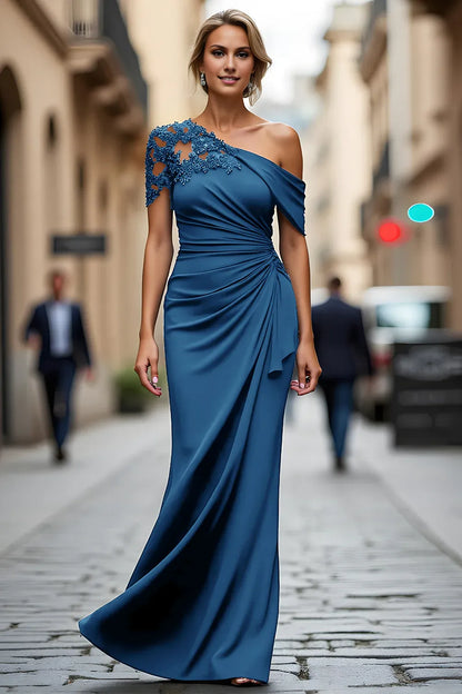 Chic Elegant Black Lace Sheath Sleeveless Floor-Length Mother of the Bride Dress