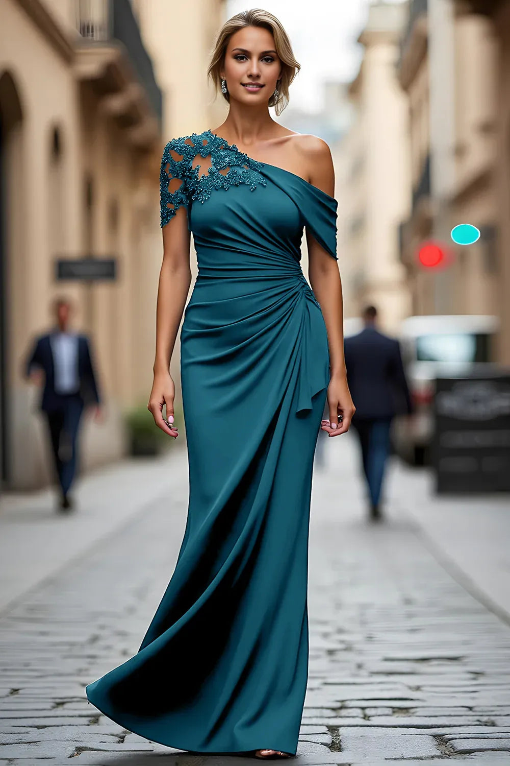 Chic Elegant Black Lace Sheath Sleeveless Floor-Length Mother of the Bride Dress