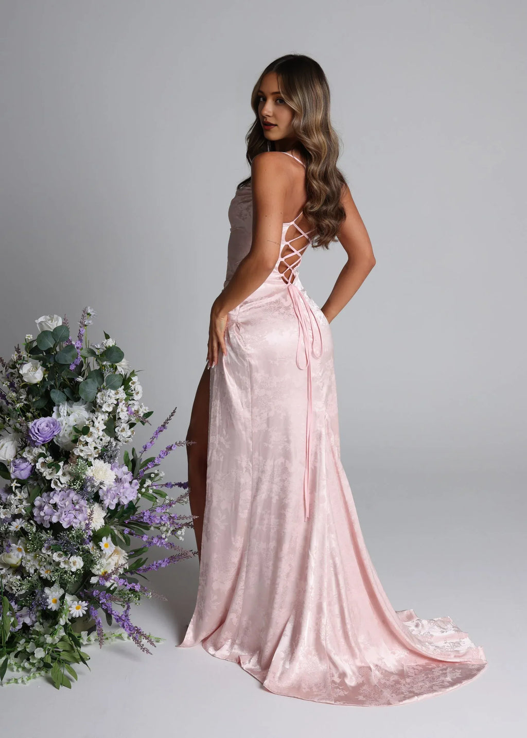 Special Occasion Sophisticated Graceful Stylish Refined Elegant Satin Sheath Sleeveless Prom Dress