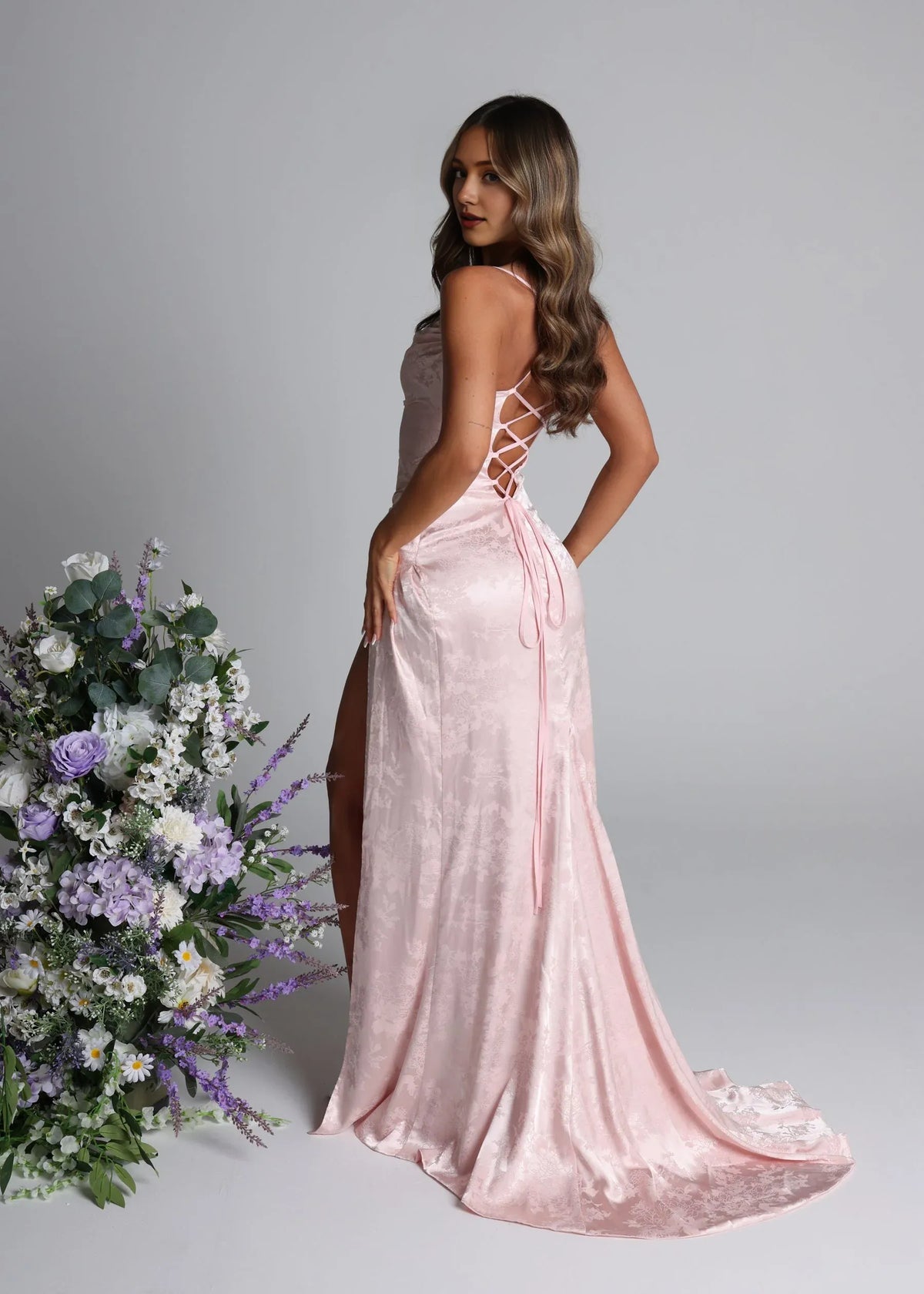 Special Occasion Sophisticated Graceful Stylish Refined Elegant Satin Sheath Sleeveless Prom Dress
