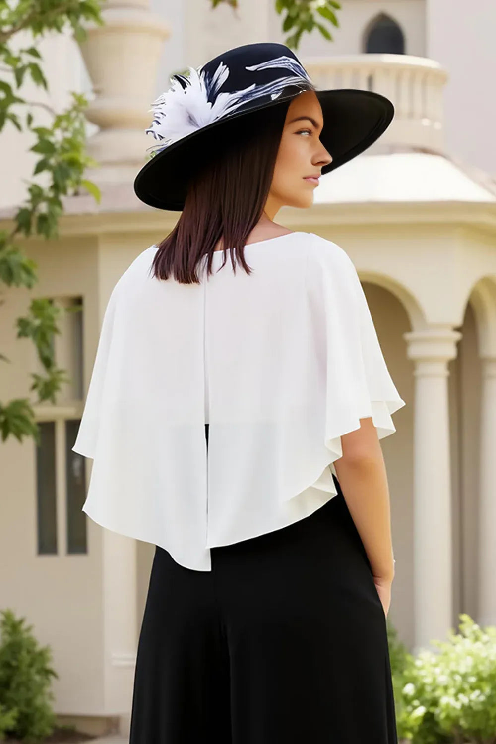 Refined Elegant Black Sheath Square Neck Floor-Length Mother of the Bride Dress