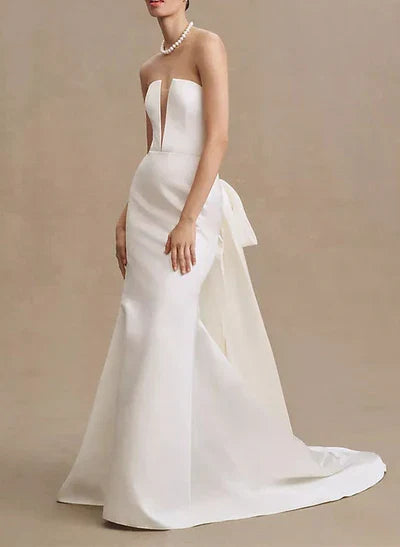 Strapless Wedding Dresses Sash