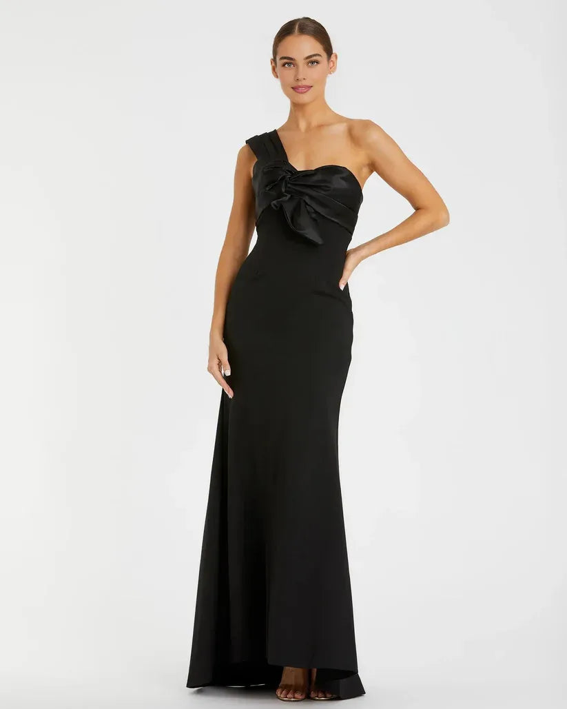 Beautiful Timeless Special Occasion Sophisticated Elegant Black Trumpet Sleeveless Floor-Length Prom Dress