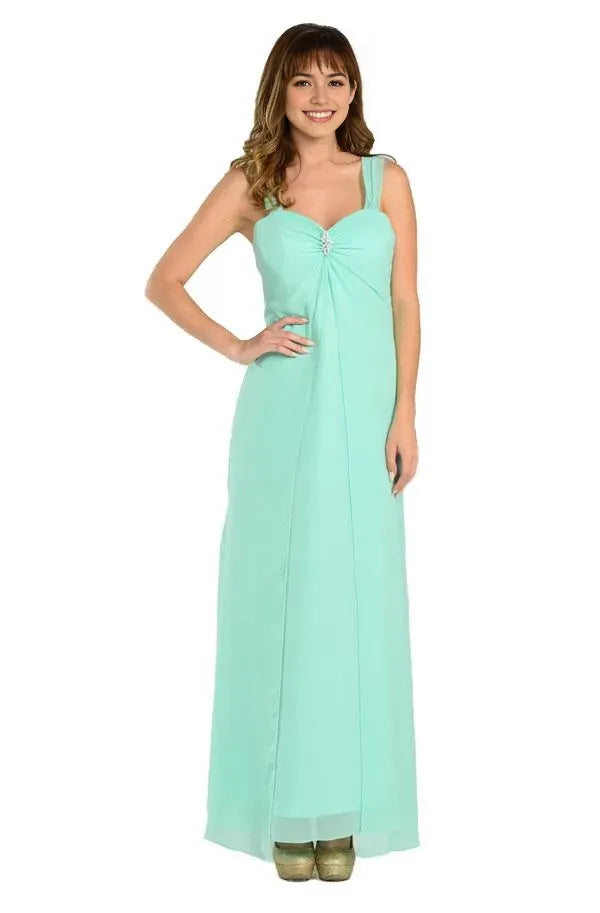 Wine - Red Prom Dress with Draped Overlay Accen and Flowy Silhouette for Formal Occasions