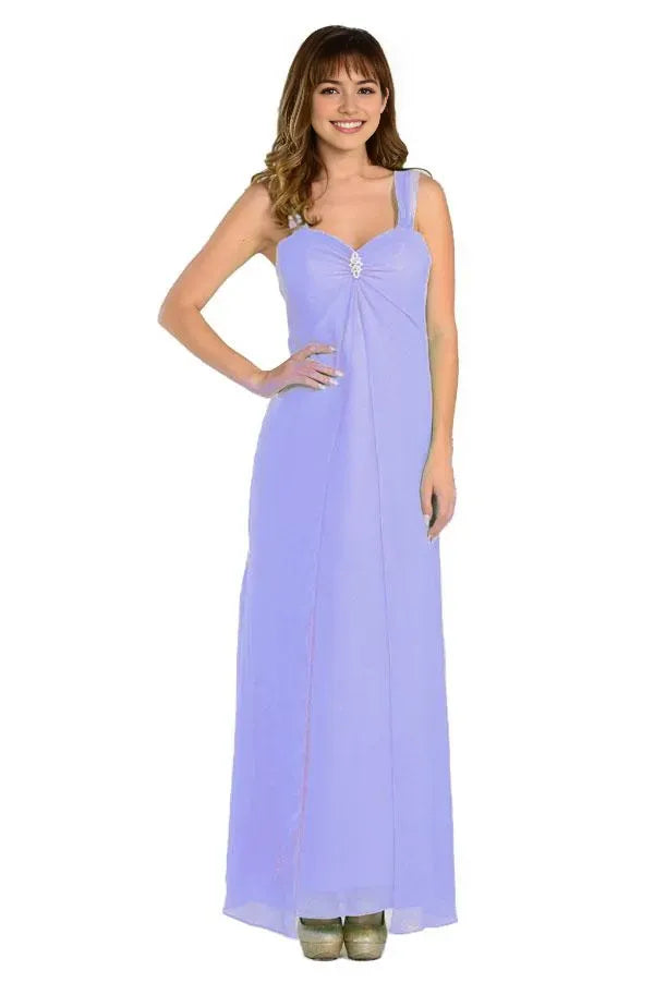 Wine - Red Prom Dress with Draped Overlay Accen and Flowy Silhouette for Formal Occasions