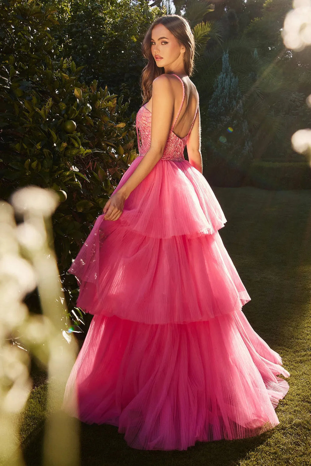 Yellow Prom Dress with High - Low Hem Bodice and Halter Neckline: Perfect for Enchanting Ball Moments