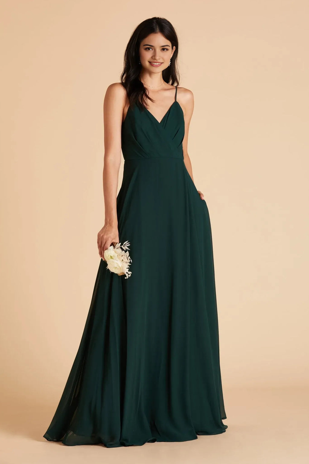 Green Emerald Deep V Neck Prom Dress with Cross Ruched Bodice Century Versailles Gala Inspired Gown for Regal Formal Evenings