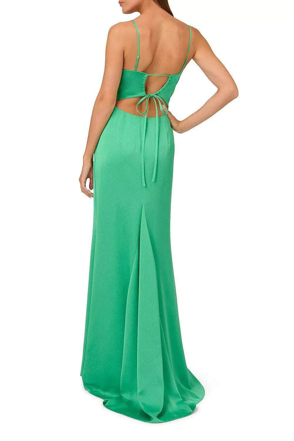 Green Emerald Evening Dress with Spaghetti Straps Sweetheart Neckline and Mermaid Silhouette for Glamorous Occasions
