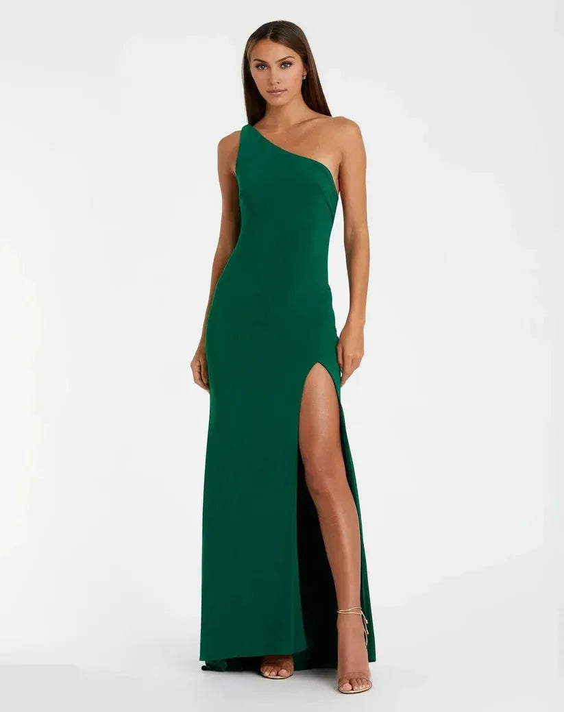 Beautiful Timeless Special Occasion Sophisticated Elegant Jersey Sheath Sleeveless Floor-Length Prom Dress