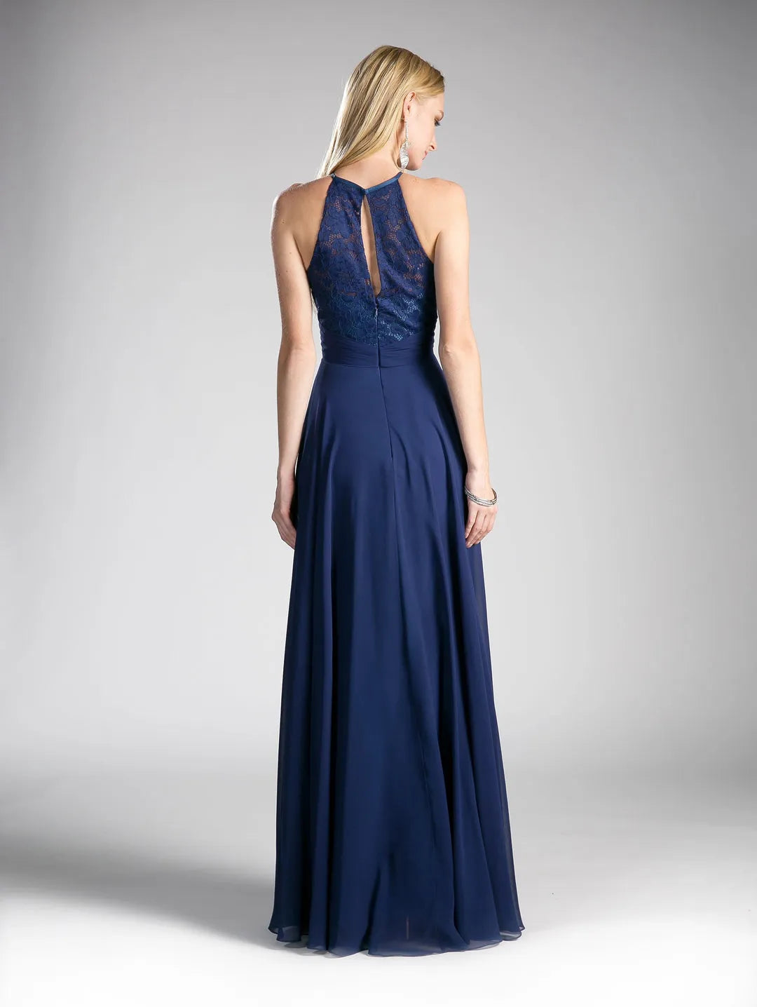 Blush Pink Enchanting Blush Prom Dress with Halter Neckline Bodice A Fairytale Vision for Memorable Nights
