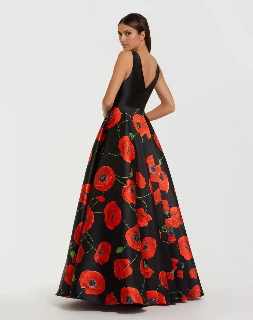 Special Occasion Sophisticated Graceful Stylish Refined Elegant Black A-Line Sleeveless Floor-Length Prom Dress
