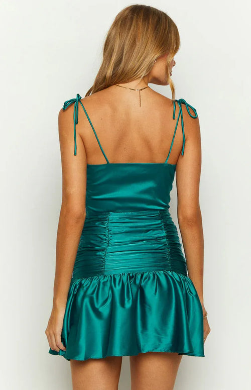 Beautiful Timeless Special Occasion Sophisticated Graceful Elegant A-Line Cowl Sleeveless Homecoming Dress