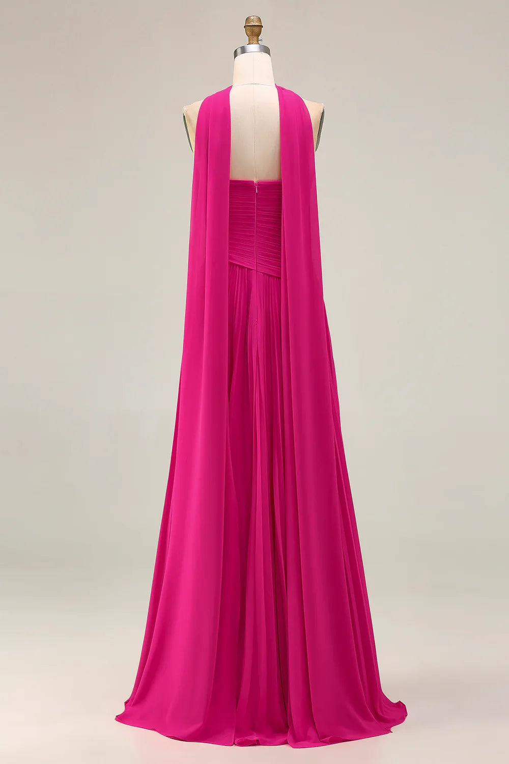 Beautiful Timeless Special Occasion Elegant Red Chiffon A-Line Strapless Sleeveless Prom Dress