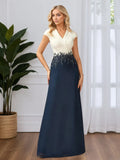 Beautiful Timeless Elegant Chiffon A-Line Sleeveless Floor-Length Mother of the Bride Dress