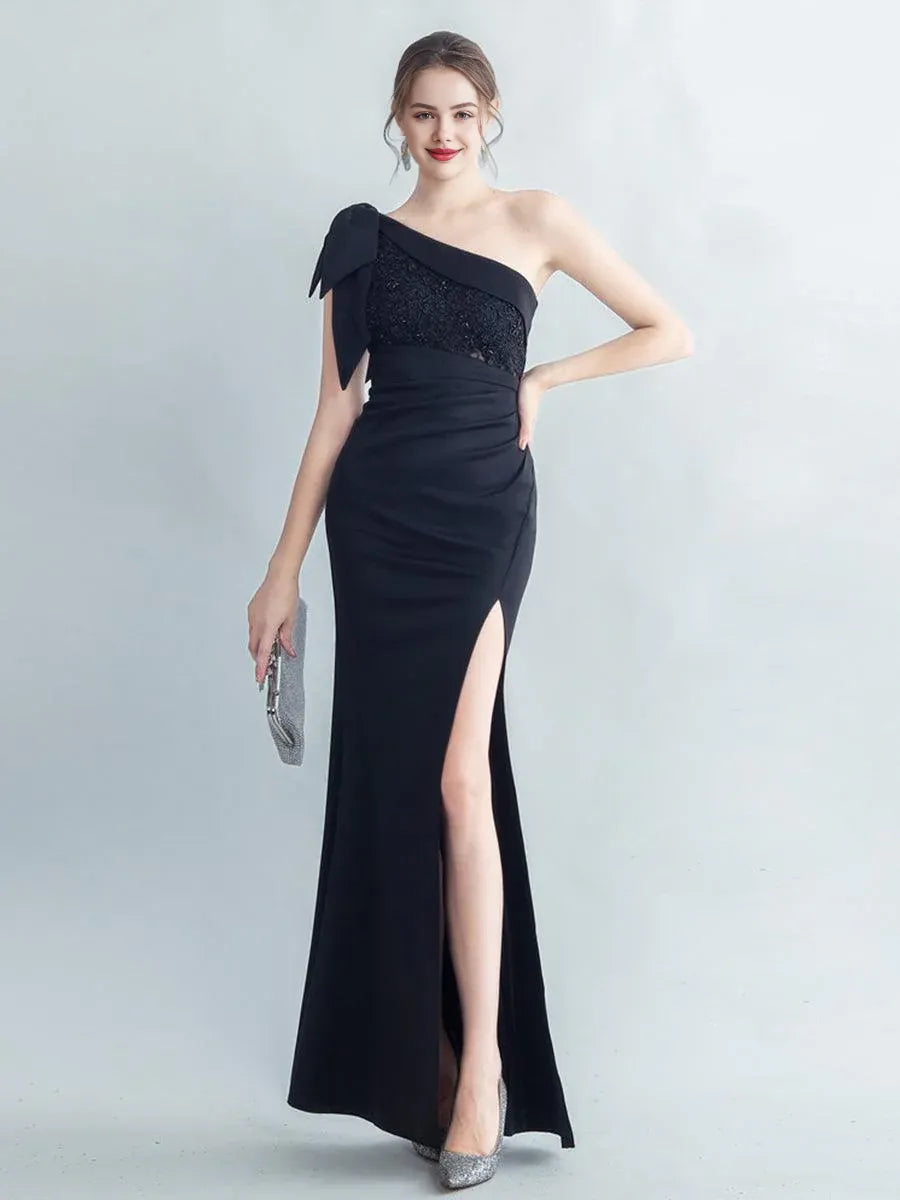 Stylish Refined Beautiful Elegant Emerald Green Lace Mermaid Sleeveless Floor-Length Prom Dress