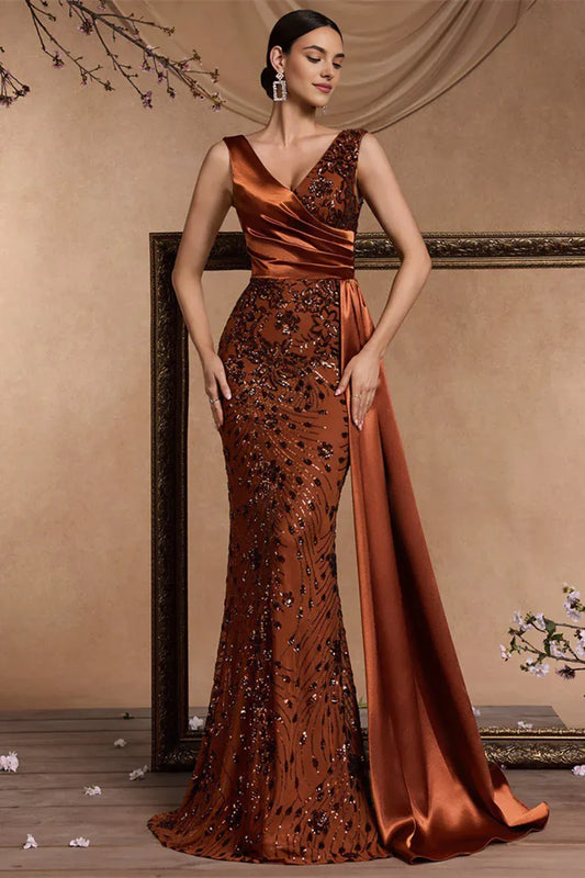 Beautiful Timeless Special Occasion Elegant Black Satin Mermaid Sleeveless Floor-Length Prom Dress