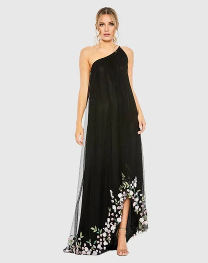 Sophisticated Graceful Stylish Refined Beautiful Elegant Purple A-Line Asymmetric Sleeveless Prom Dress