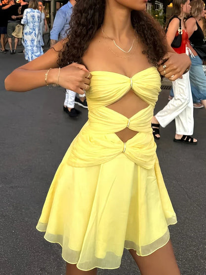 Special Occasion Sophisticated Graceful Stylish Elegant A-Line Sweetheart Sleeveless Mini Homecoming Dress