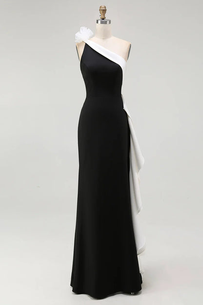 Special Occasion Sophisticated Graceful Stylish Refined Elegant Black Mermaid Sleeveless Floor-Length Prom Dress