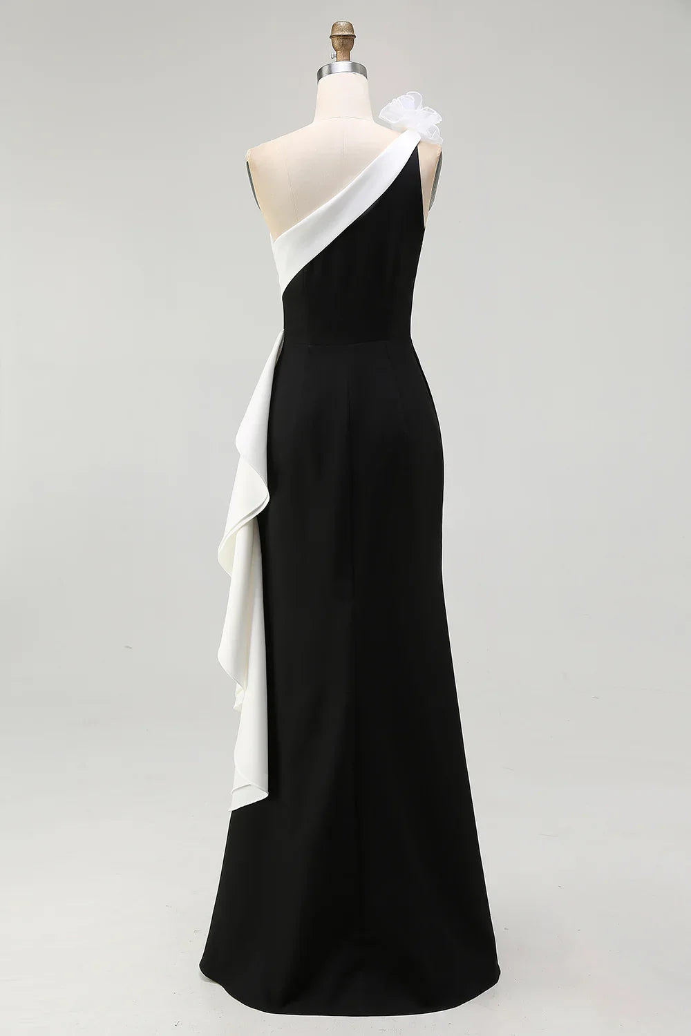 Special Occasion Sophisticated Graceful Stylish Refined Elegant Black Mermaid Sleeveless Floor-Length Prom Dress