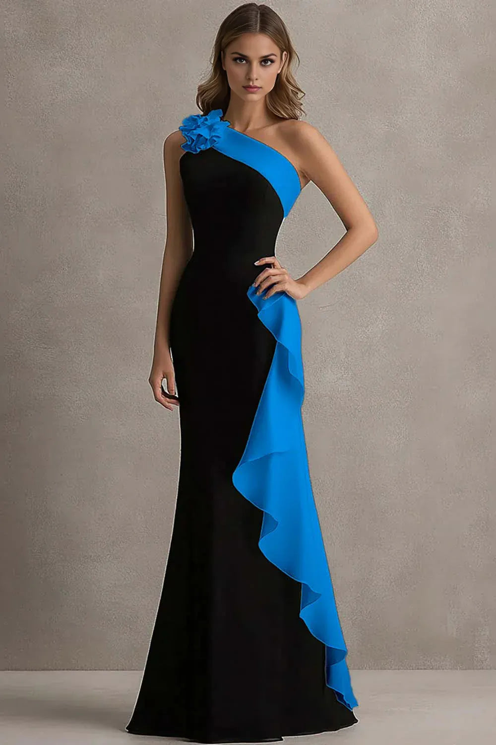 Special Occasion Sophisticated Graceful Stylish Refined Elegant Black Mermaid Sleeveless Floor-Length Prom Dress