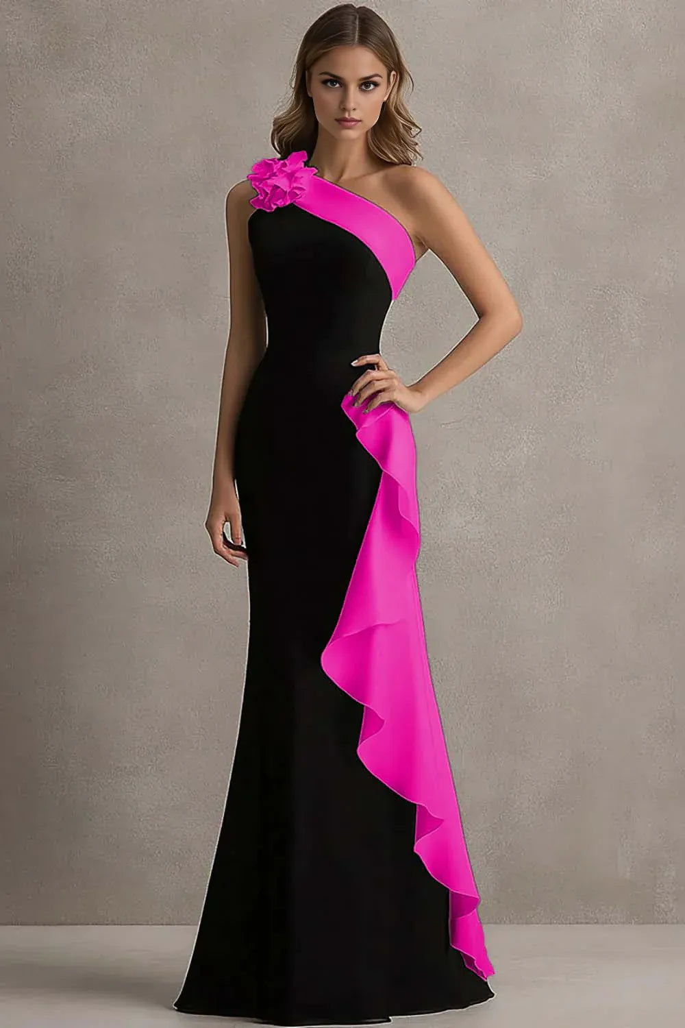Special Occasion Sophisticated Graceful Stylish Refined Elegant Black Mermaid Sleeveless Floor-Length Prom Dress