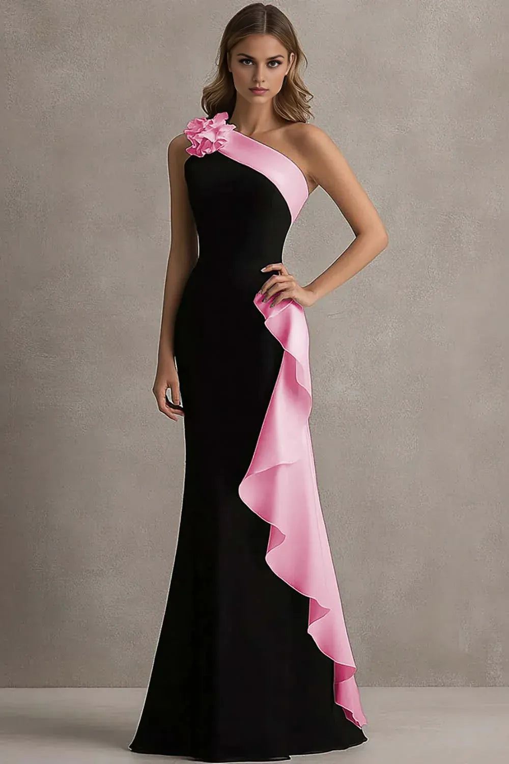 Special Occasion Sophisticated Graceful Stylish Refined Elegant Black Mermaid Sleeveless Floor-Length Prom Dress