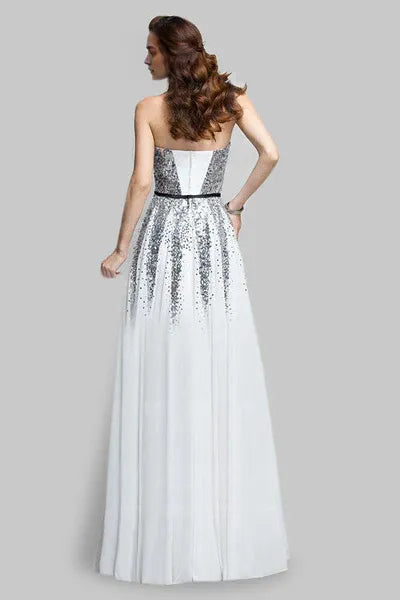 Floor Length A-line sweetheart sleeveless mother's dress