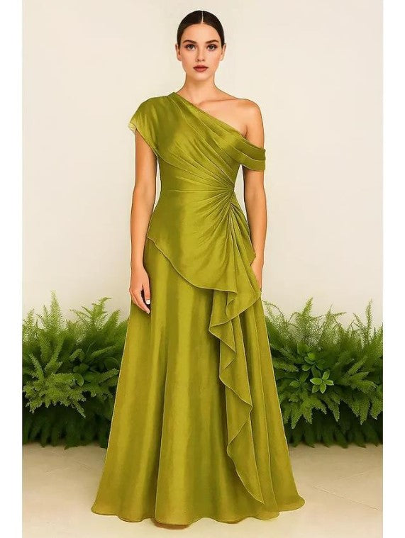 Graceful Stylish Refined Beautiful Timeless Elegant Red Chiffon A-Line Sleeveless Prom Dress