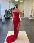 Mermaid One-Shoulder Maxi Prom Dress