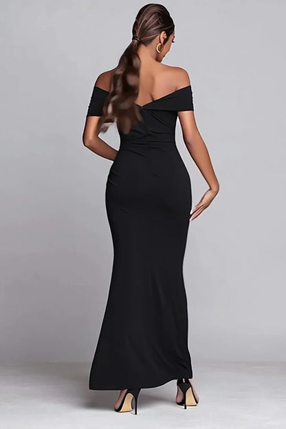 Refined Beautiful Timeless Special Occasion Elegant Black Mermaid Sleeveless Floor-Length Prom Dress