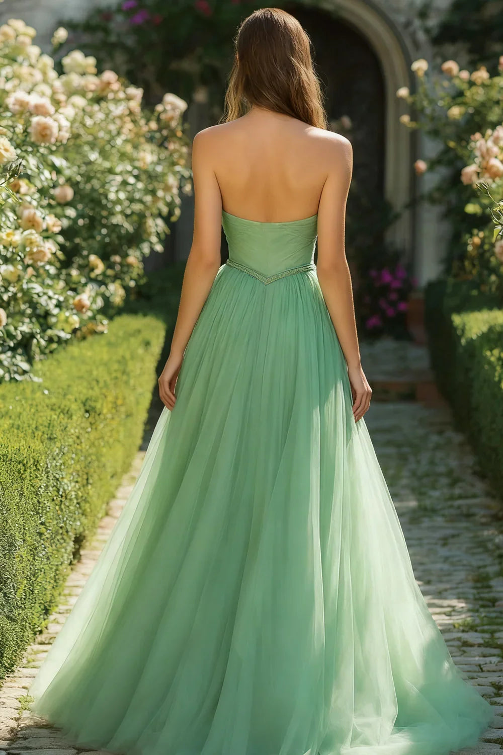 Timeless Special Occasion Sophisticated Elegant Red Tulle A-Line Sweetheart Sleeveless Prom Dress