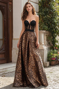 Stylish Refined Beautiful Elegant Black Satin A-Line Sweetheart Sleeveless Floor-Length Prom Dress