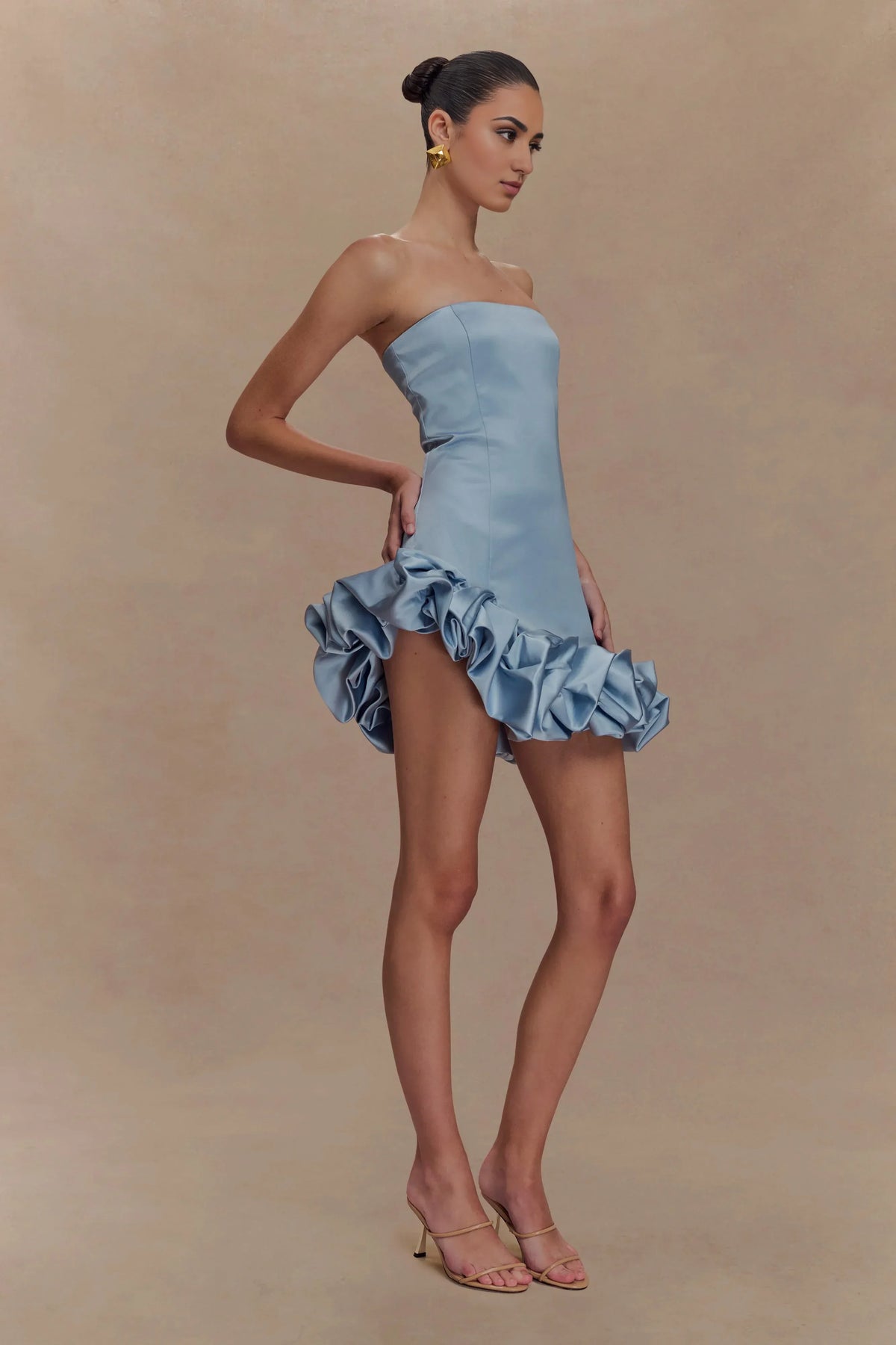 Special Occasion Sophisticated Graceful Stylish Refined Beautiful Elegant Strapless Short Homecoming Dress