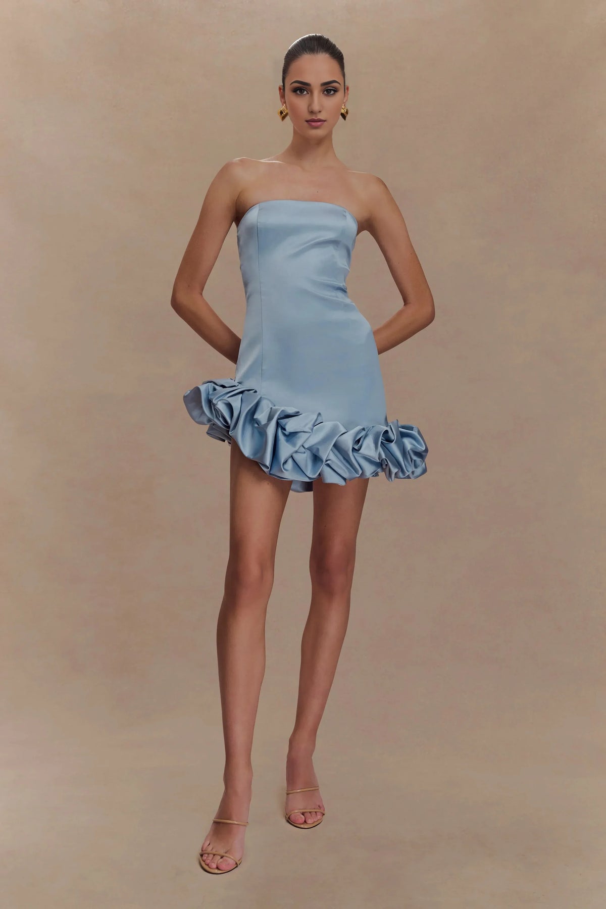 Special Occasion Sophisticated Graceful Stylish Refined Beautiful Elegant Strapless Short Homecoming Dress