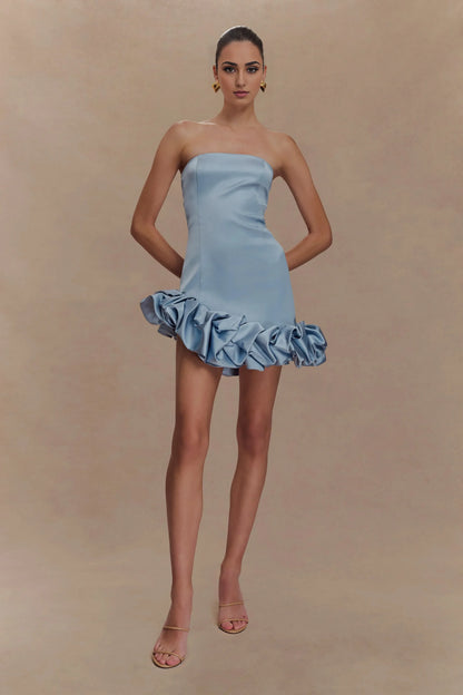 Special Occasion Sophisticated Graceful Stylish Refined Beautiful Elegant Strapless Short Homecoming Dress