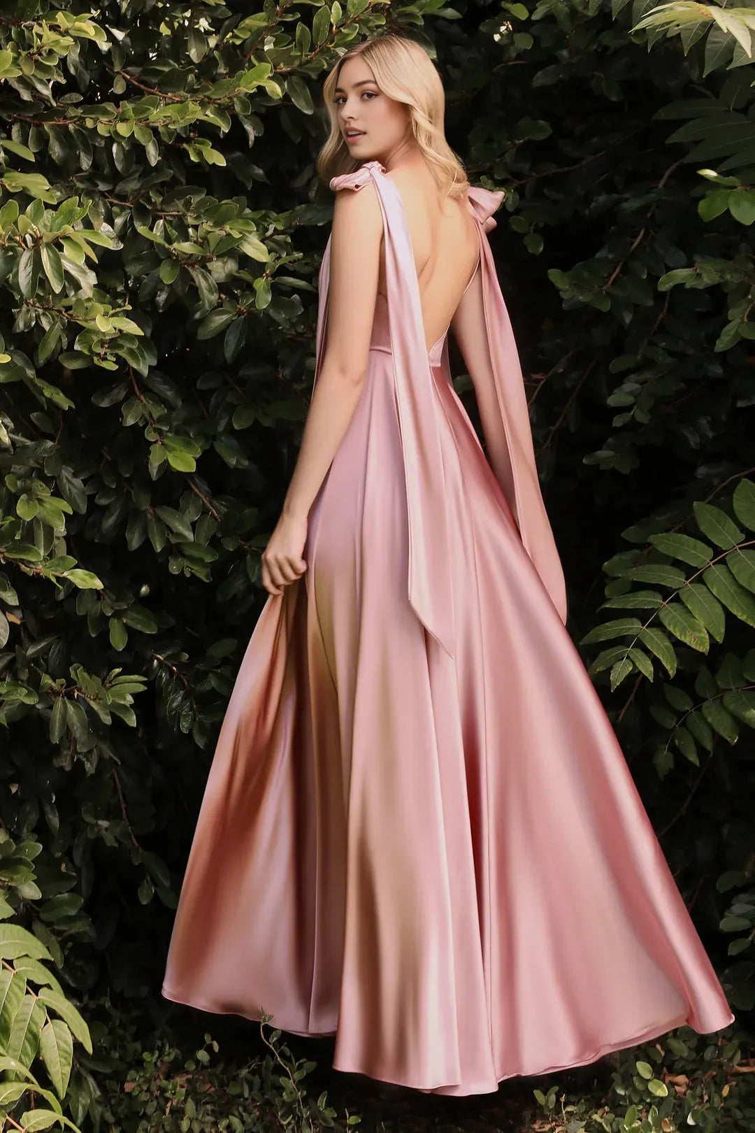 Yellow Inspi Yellow Prom Gown with Bow Tied Straps Ruched Bodice A Radiant Choice for Enchanting Evenings