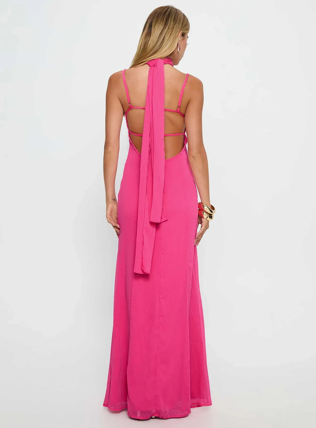 Special Occasion Sophisticated Elegant Light Blue Satin Ball Gown Halter Backless Formal Dress